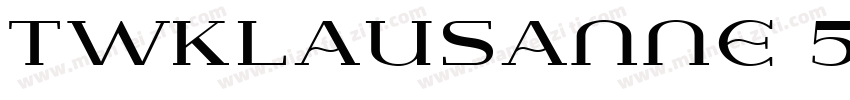 TWKLausanne 550Itali字体转换